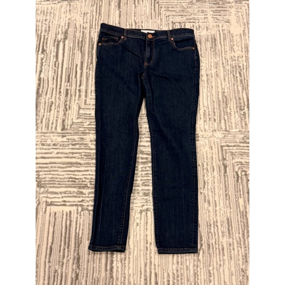 ANN Taylor Loft women's size 8 (29" waist) blue cropped denim jeans
